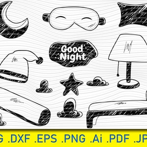 Nachtelemente Doodle, Nacht vor Weihnachten, Jack Skellington Art, Weihnachtsmaus, Halloween, Albtraum vor Weihnachten, Alptraum