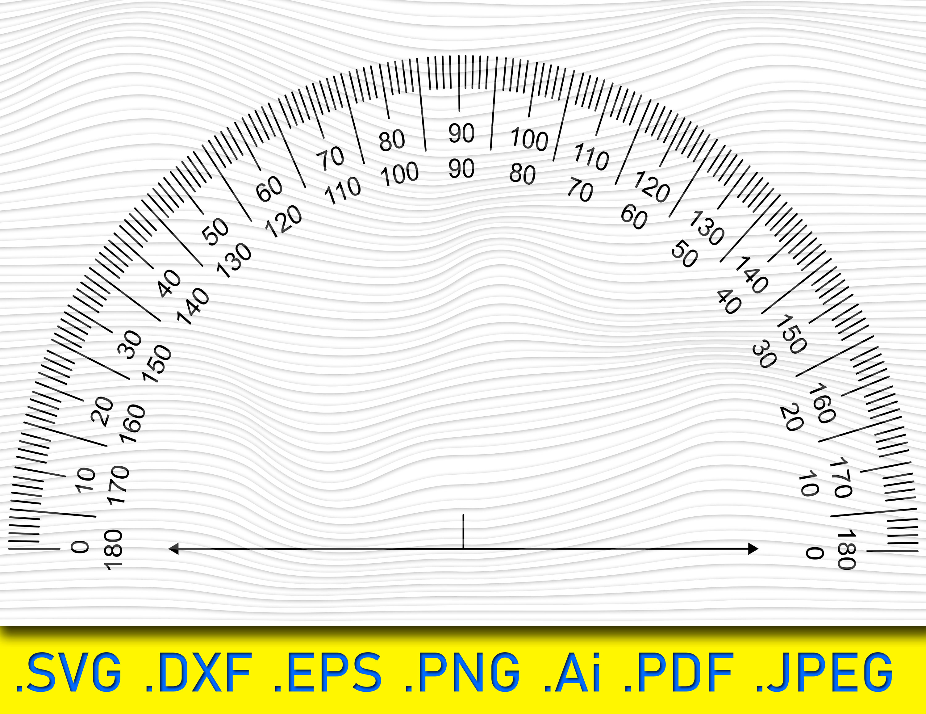 Protractor Svg Image Protractor Vector Protractor Iron on Etsy Australia