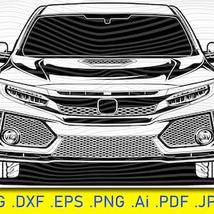 Car svg file cricut, Japanese car Decal Silhouette Clipart Download, Racing car, SVG, PNG, DXF, Car shirt design svg, Automotive svg, cricut