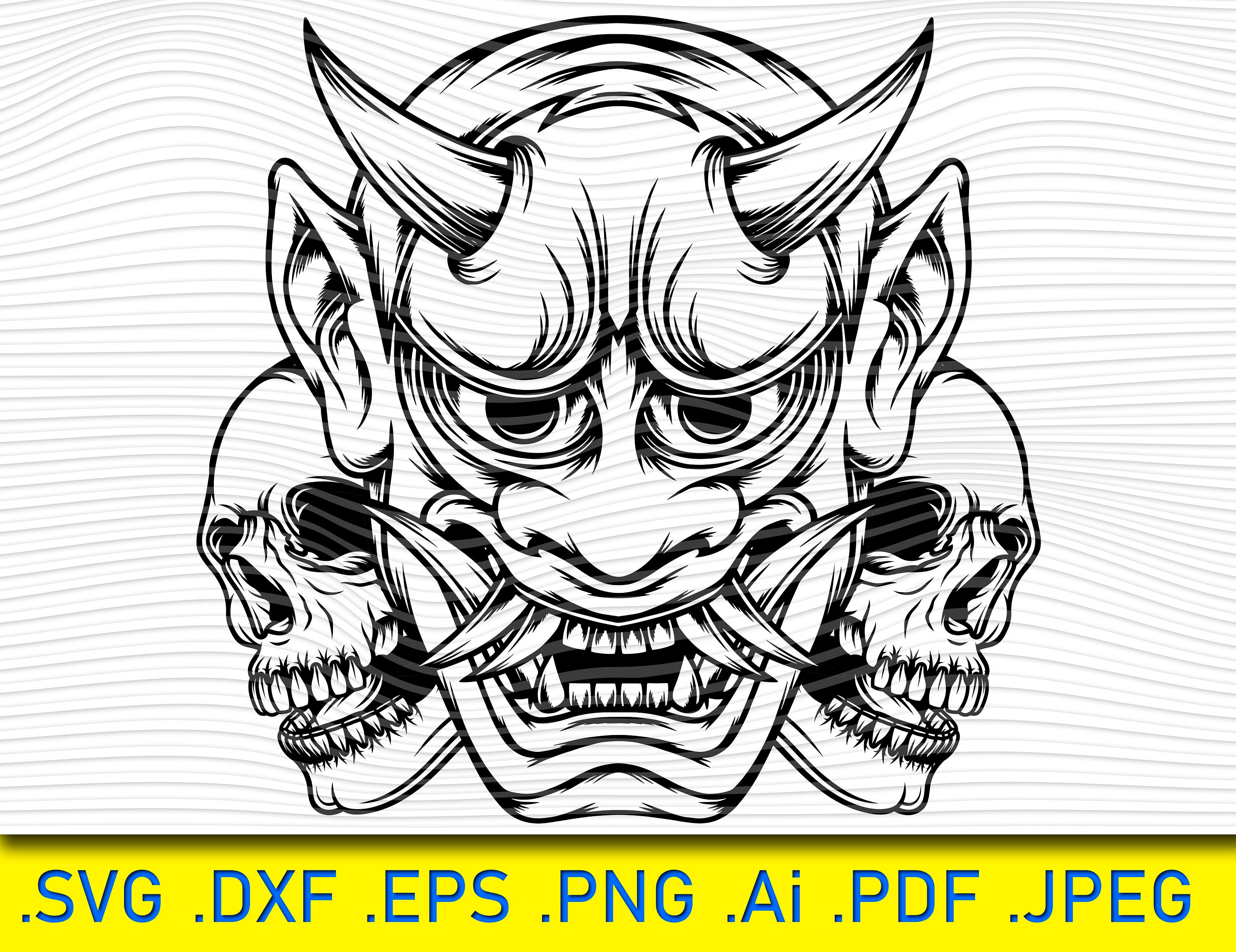Japanese Demon Mask Hannya Mask Japanese Tattoo - Etsy Ireland Japanese Demon Mask Hannya Mask Japanese Tattoo - Etsy Ireland