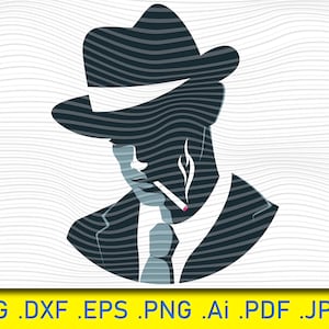 Mysteriöser Gangster, Gangster SVG Bundle, Gangster dxf, Gangster png, Gangster eps, Gangster Vektor, Gangster geschnitten Dateien, Gangster svg, Cricut