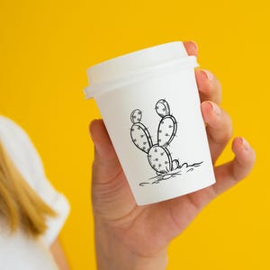 サボテンのシルエット クリップアート: 多肉植物の花のアウトライン (SVG、PNG、EPS) 画像 2