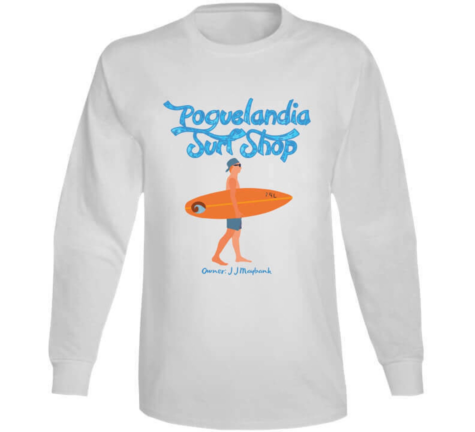 Outer Banks Jj Surf Shop Long Sleeve T Shirt Etsy UK
