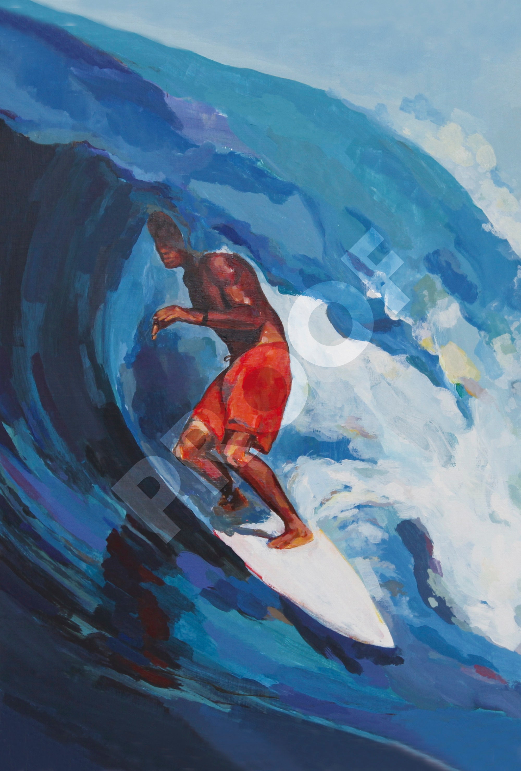 Surfer Art Print Etsy