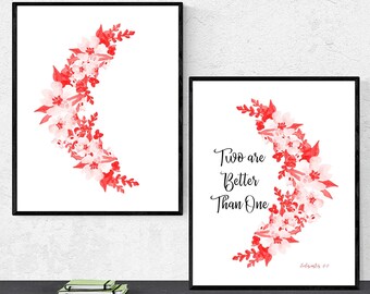 Two Are Better Than One Scripture - Etsy