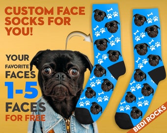 socks with my pets face