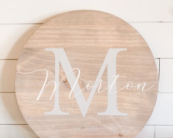 Personalized Last Name | 18"