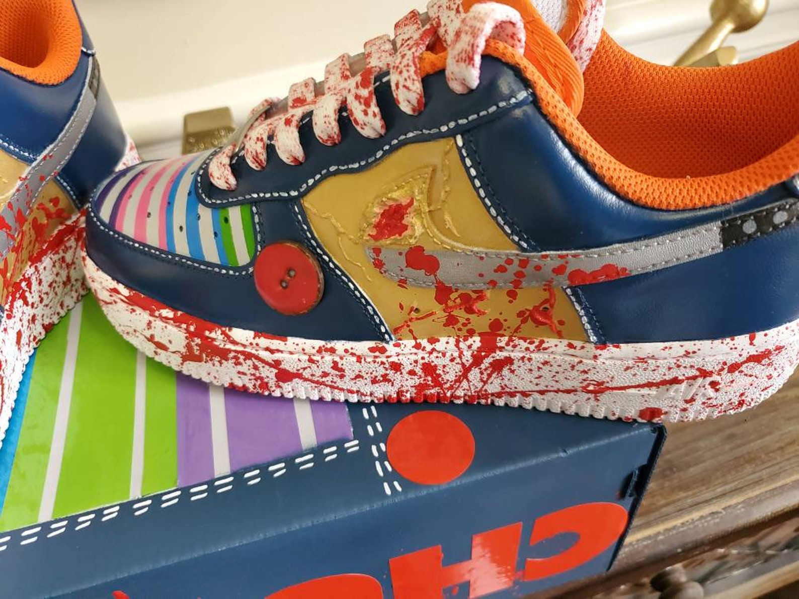 custom air force 1 chucky