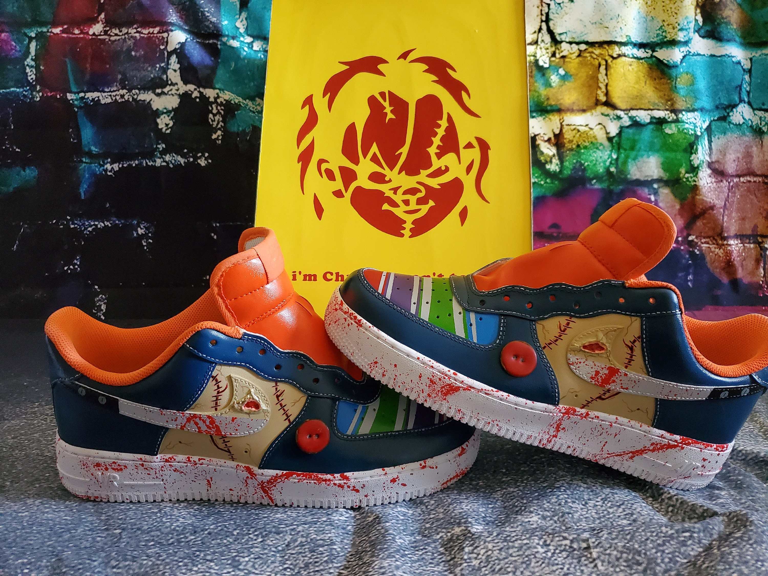 custom air force 1 chucky