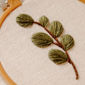 Baby Eucalyptus embroidery pattern pdf patter embroidery eucalyptus youtube tutorial image 2