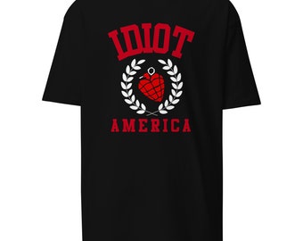 Idiot America zwaargewicht T-shirt