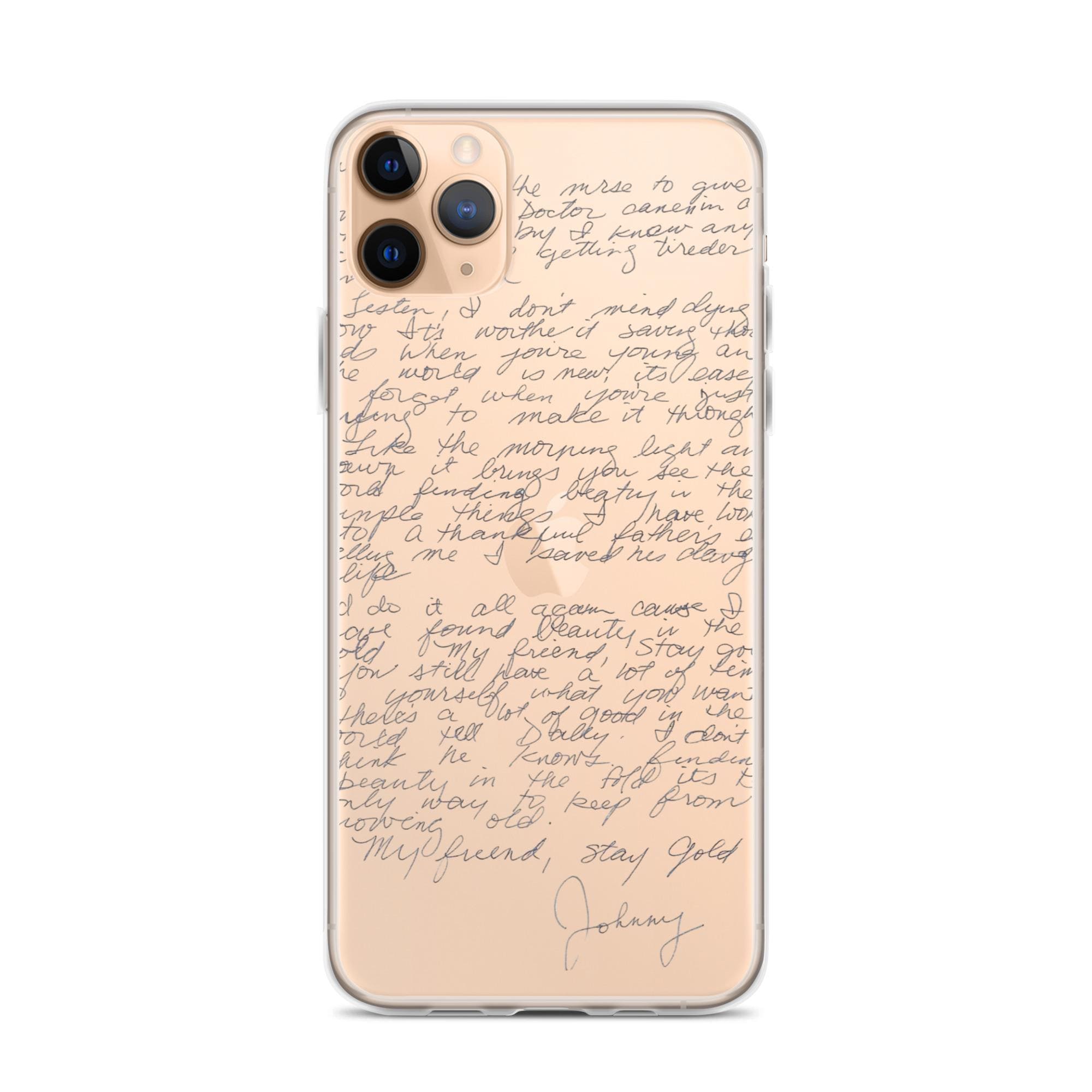 Stay Gold - Clear Case for iPhone®