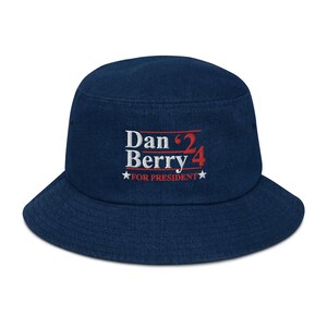 Denim bucket hat