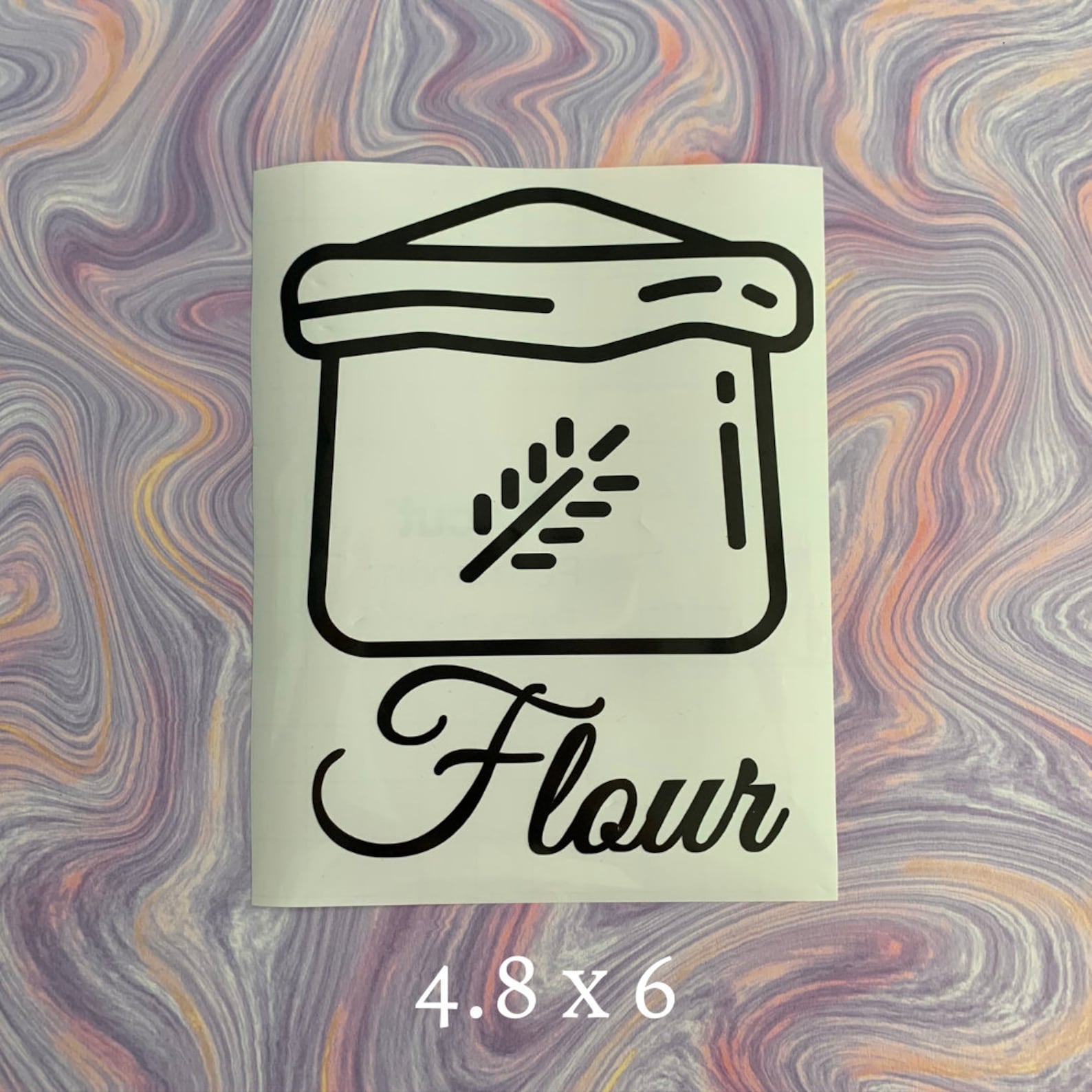 OXO Container Label Pantry Label Vinyl Decal Sticker Food Etsy