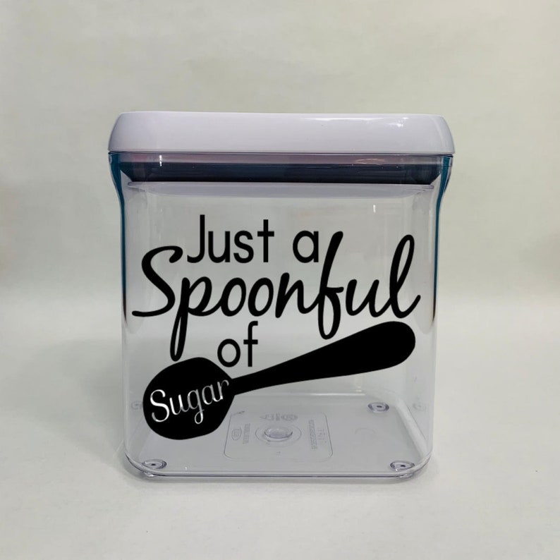 OXO Container Label Pantry Label Vinyl Decal Sticker Food Etsy