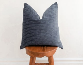 slate blue throw pillows