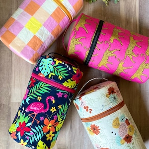 cylinder toiletry travel bag pouch Cylinder Toiletry Bag