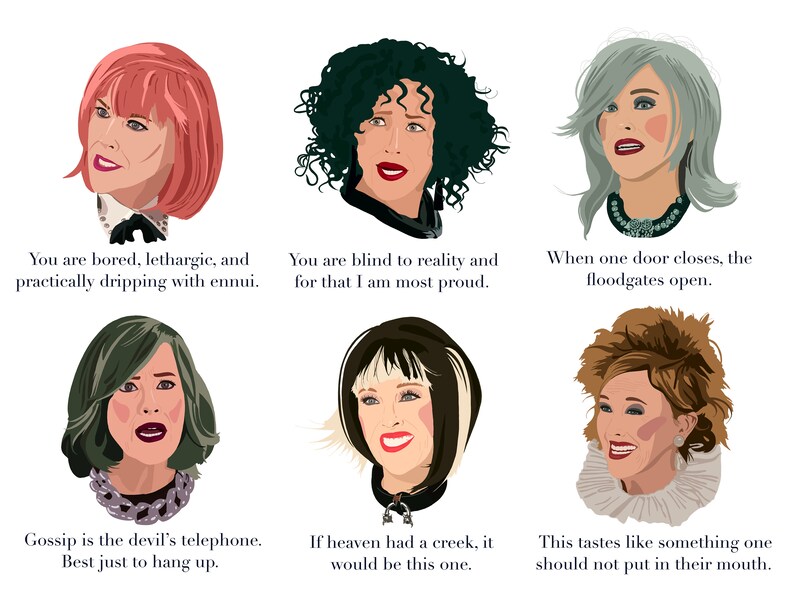 Moira Rose Wigs & Quotes Schitts Creek Etsy