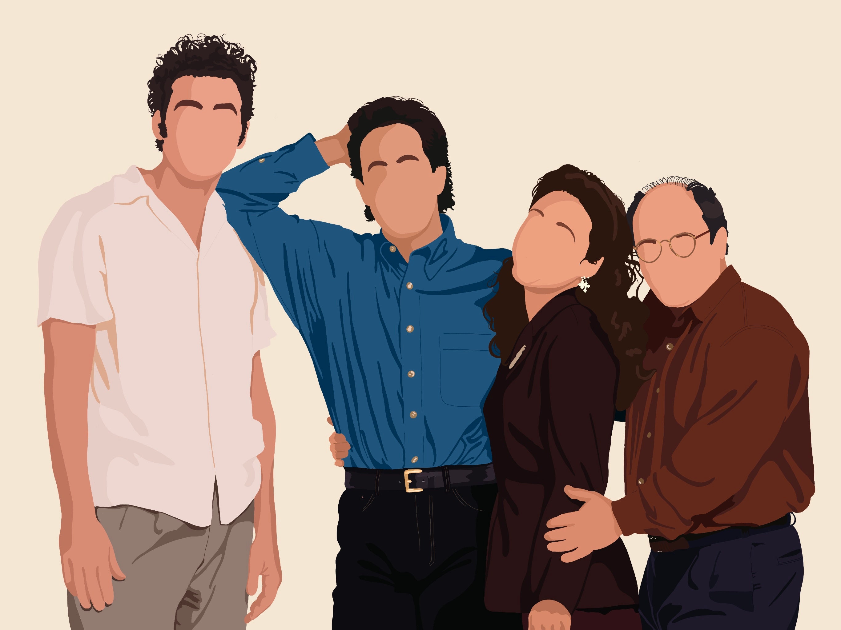 Seinfeld Minimalist Art Etsy
