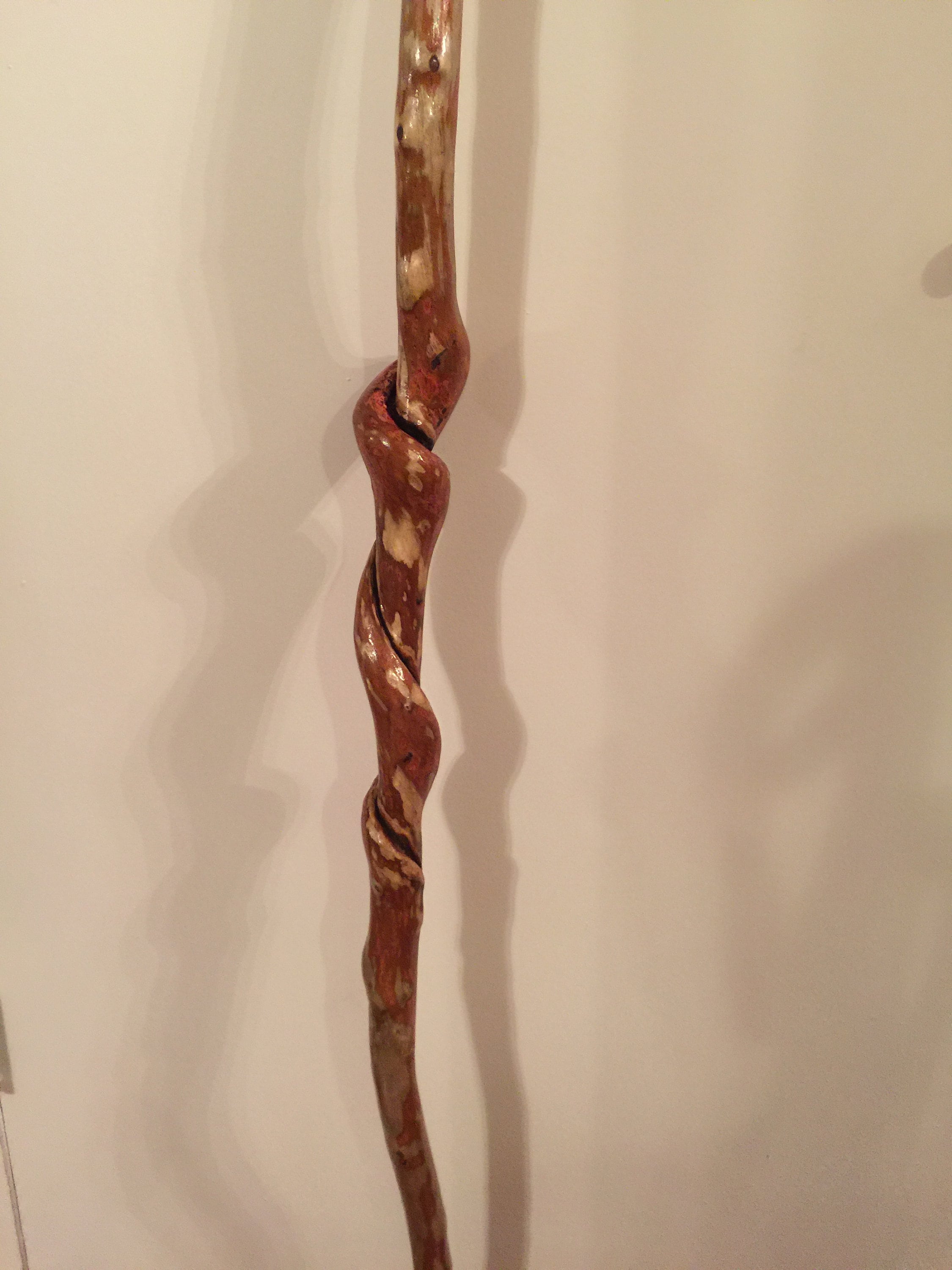 57 1/2 Natural Vine Twisted Walking/hiking Stick With Etsy