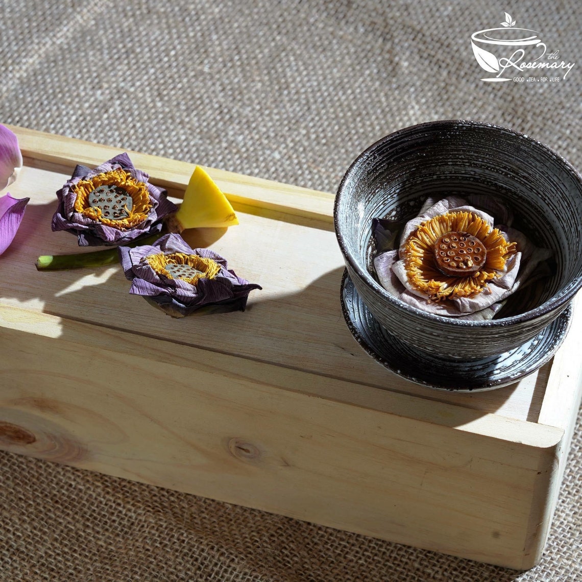 Lotus flower tea VietNam Blooming flower freezedrying Etsy