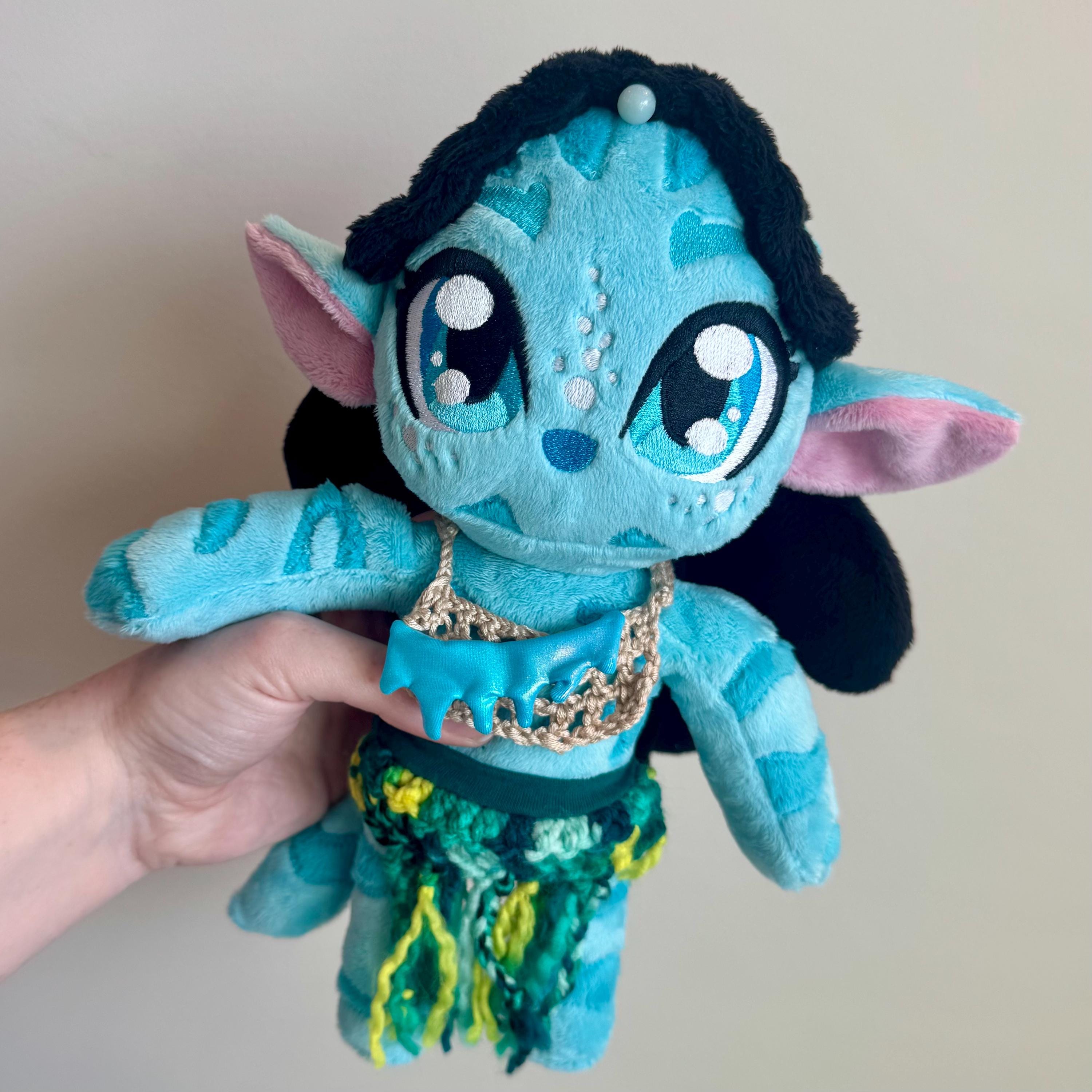 Custom Chibi Avatar Na'vi Character Doll Plushie - 10” - Etsy