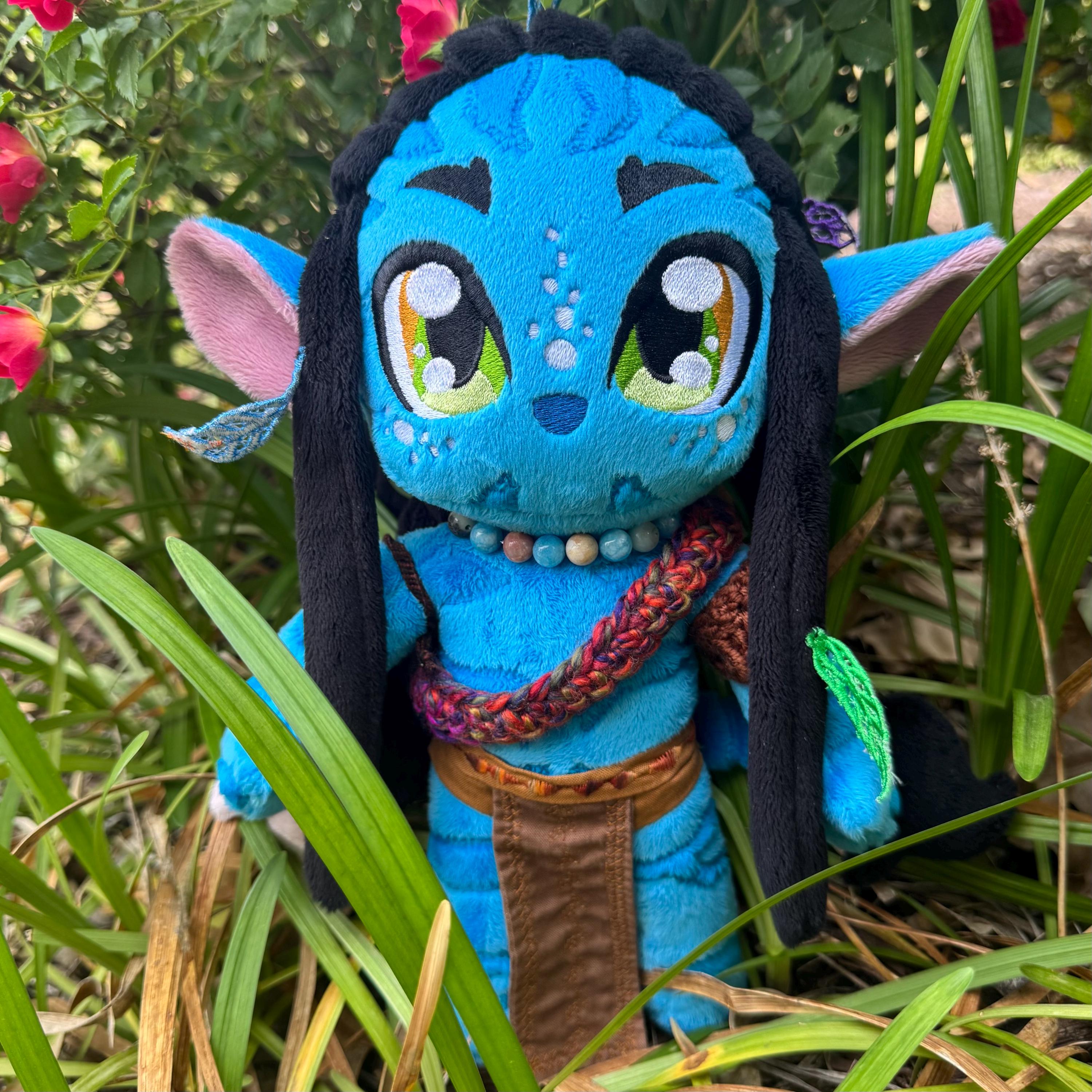 Custom Chibi Avatar Na'vi Character Doll Plushie - 10” - Etsy