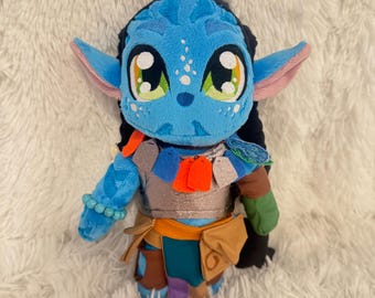 Custom Chibi Avatar Na'vi Character Doll Plushie - 10” - Etsy