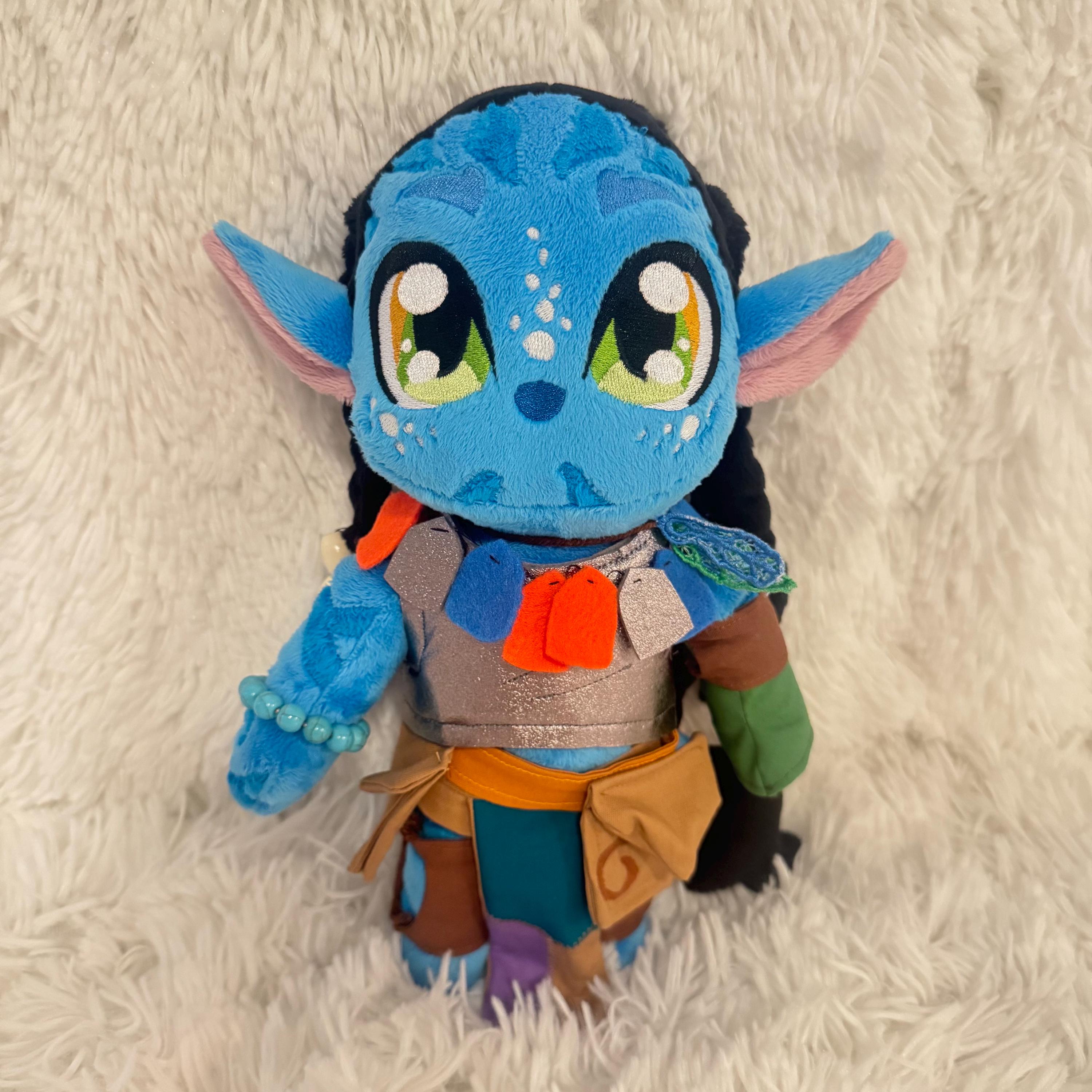 Custom Chibi Avatar Na'vi Character Doll Plushie - 10” - Etsy