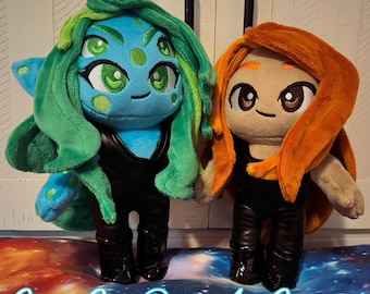 Custom Chibi Doll Plushie with Outfit - Any Character! - 10”