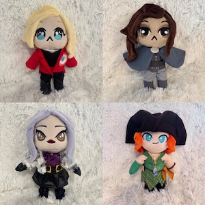 Custom Chibi Doll Plushie with Outfit - Any Character! - 10” image 2