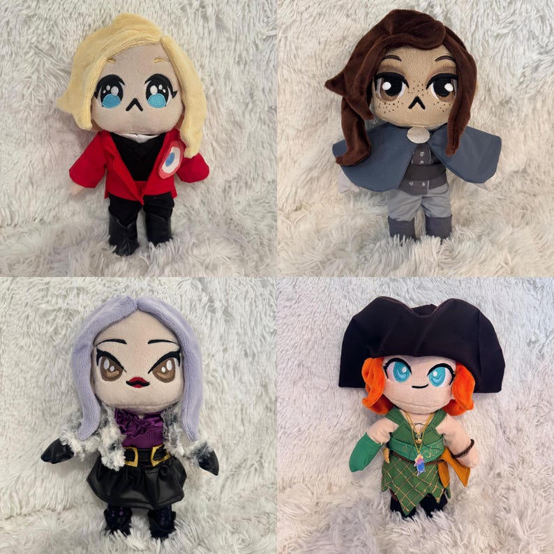 Custom Chibi Doll Plushie with Outfit - Any Character! - 10” image 2