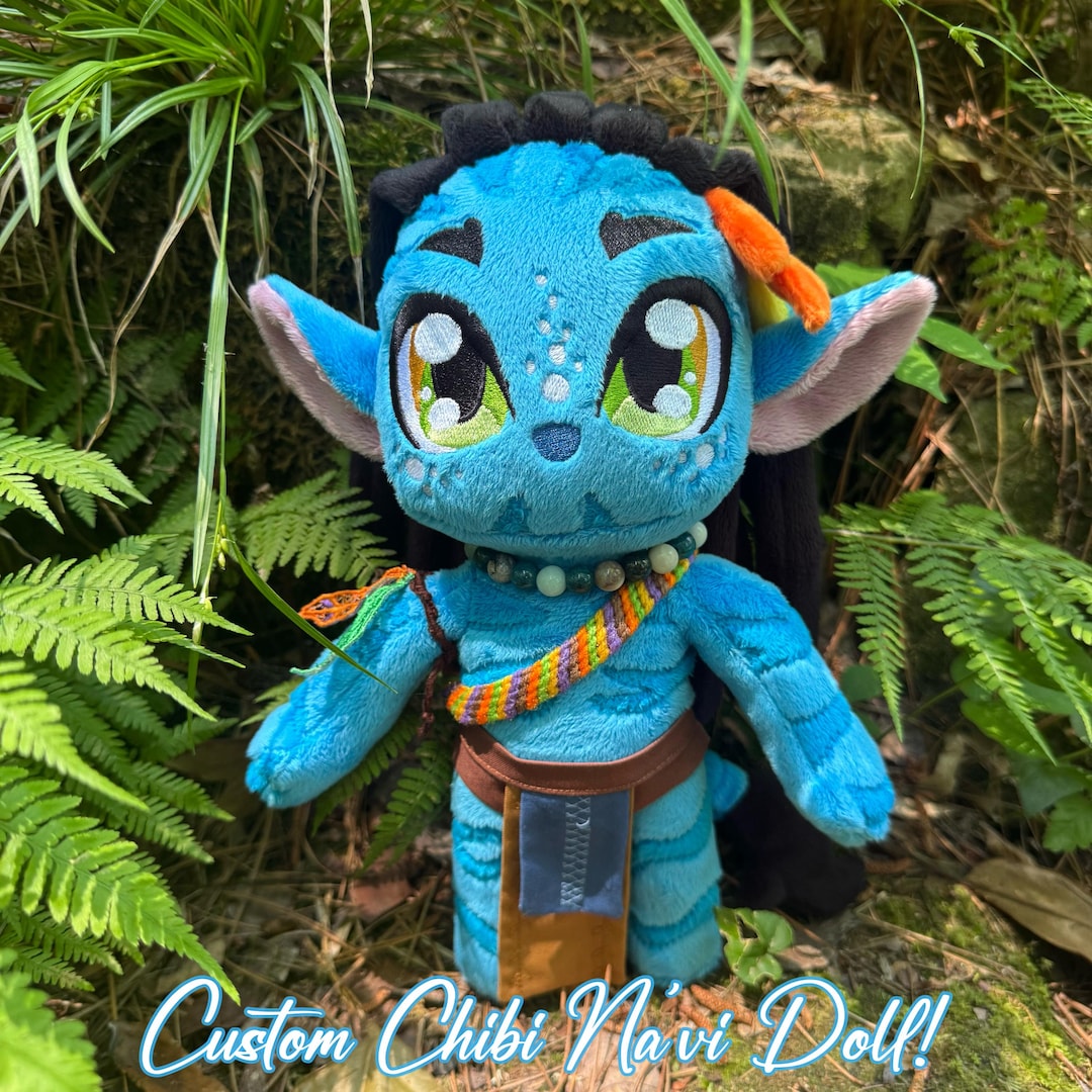 Custom Chibi Avatar Na'vi Character Doll Plushie - 10” - Etsy