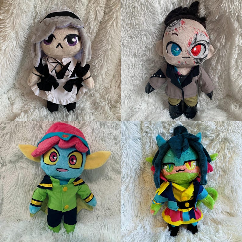 Custom Chibi Doll Plushie with Outfit - Any Character! - 10” image 5