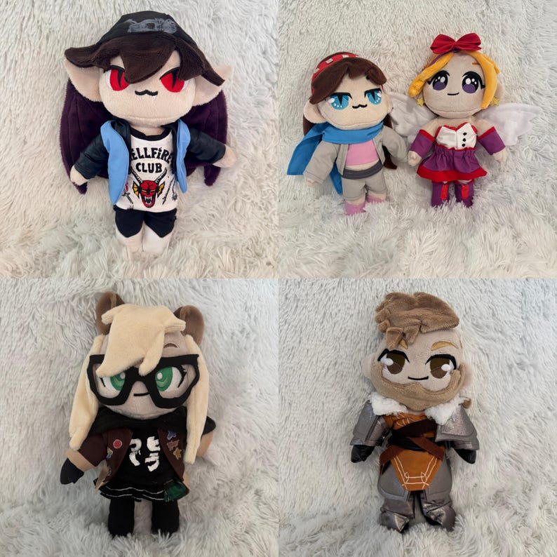Custom Chibi Doll Plushie with Outfit - Any Character! - 10” image 6
