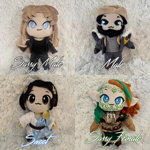 Custom Chibi Doll Plushie with Outfit - Any Character! - 10” image 8
