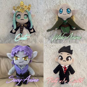Custom Chibi Doll Plushie with Outfit - Any Character! - 10” image 9