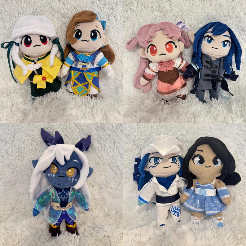 Custom Chibi Doll Plushie with Outfit - Any Character! - 10” image 3