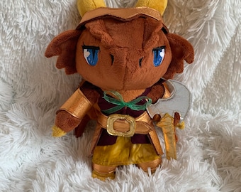 Custom Dragonborn Plushie with Outfit