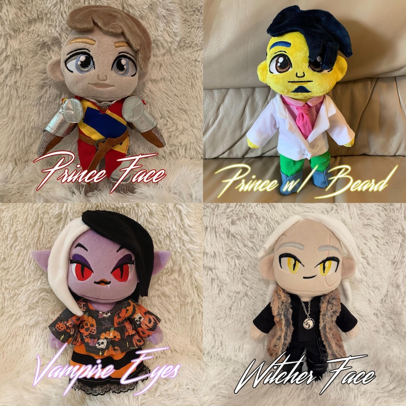 Custom Chibi Doll Plushie with Outfit - Any Character! - 10” image 13