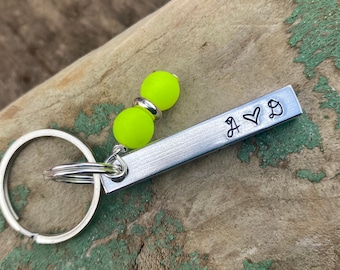 Personalised keyring, couples keyring, what3words, special place,
