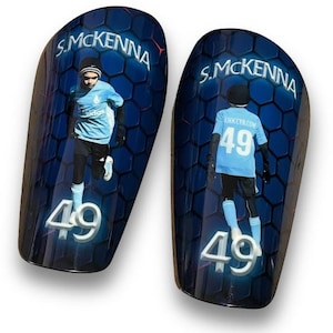 Custom shin pads, personalised shin guards
