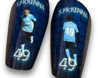 Custom shin pads, personalised shin guards