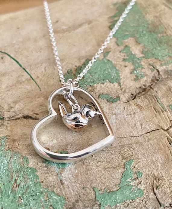Robin 2024 heart necklace