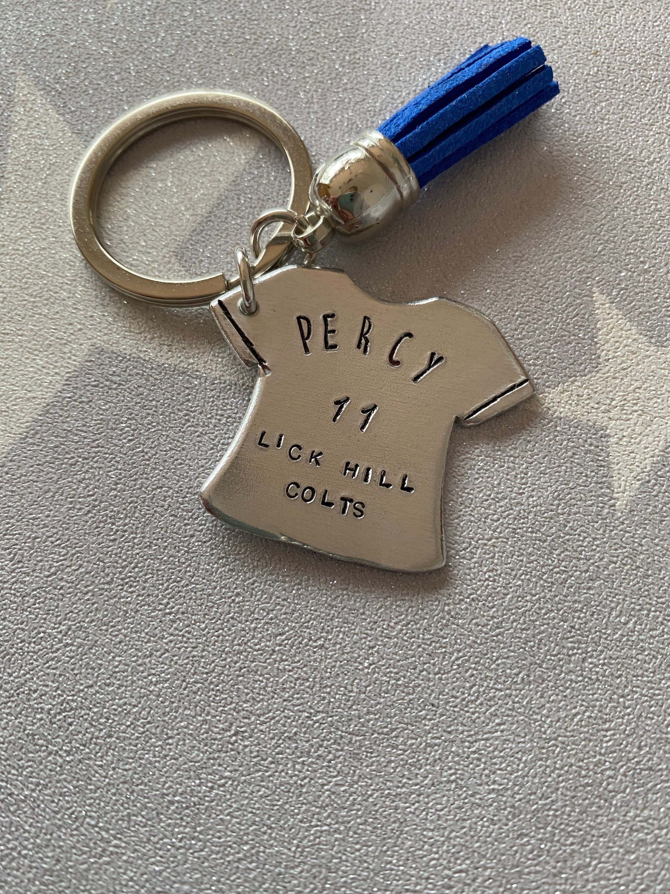 Football Tshirt hand made keyring keychain Etsy