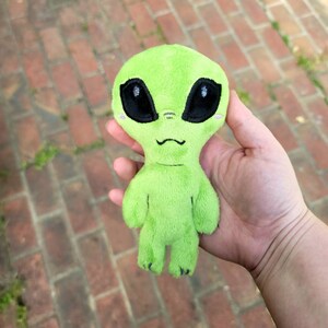 Alien plush, alien stuffed toy, plushie, scifi gift, extraterrestrial, cryptid plush