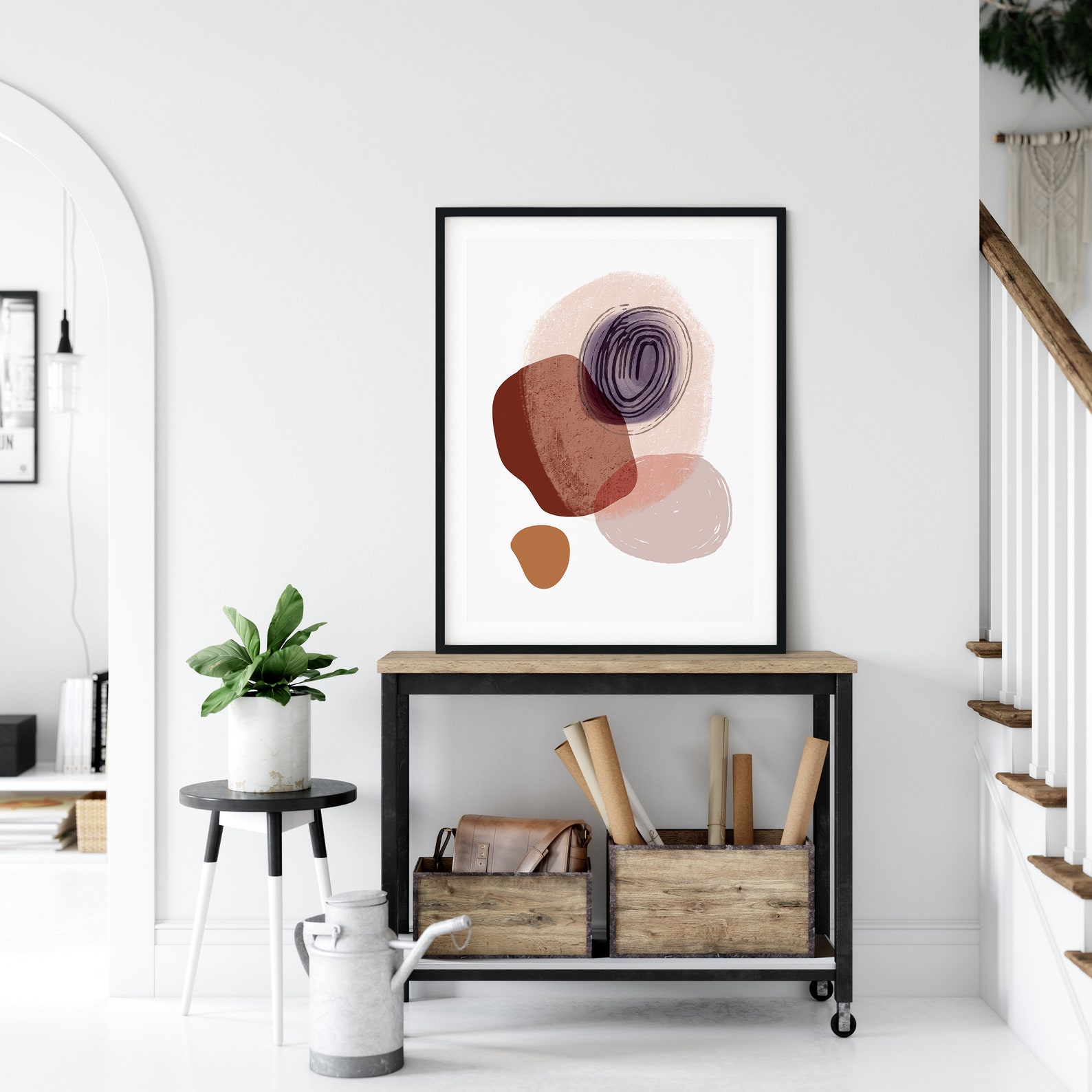 Abstract Printable Wall Art Digital Print Digital Wall Art Etsy France