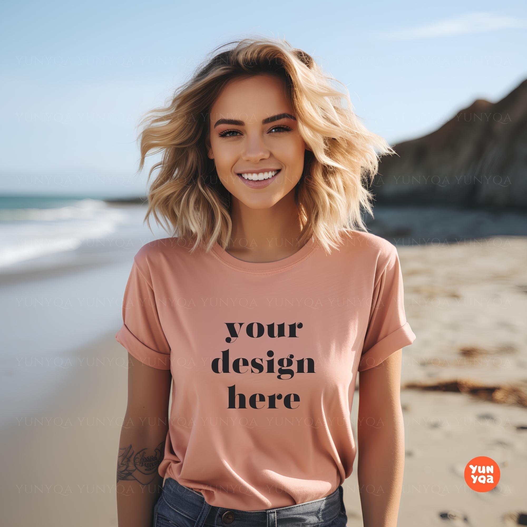 10 Bella & Canvas 3001 Tshirt Mockup Bella Canvas Shirt Tshirt Mock up