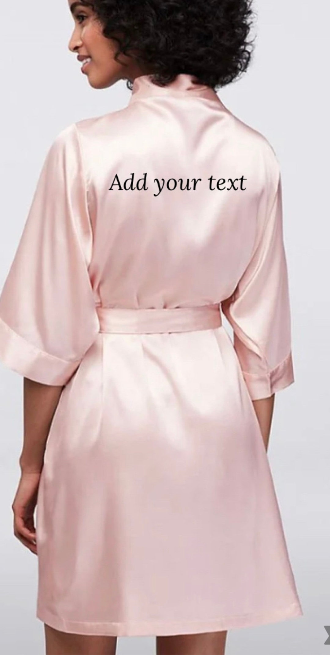 Personalized Satin Robes/bridesmaids/bride Etsy