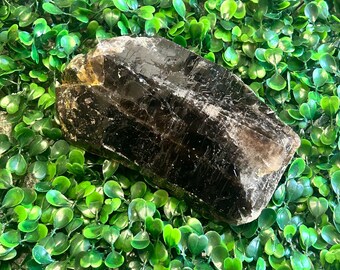 Natural Smoky Quartz Cluster XL Smoky Quartz Crystal Specimen Grounding Protection Stone Home Decor Meditation Crystal Home and Living